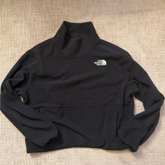 The North Face Tops - The North Face Women's Black Mock Neck Fleece